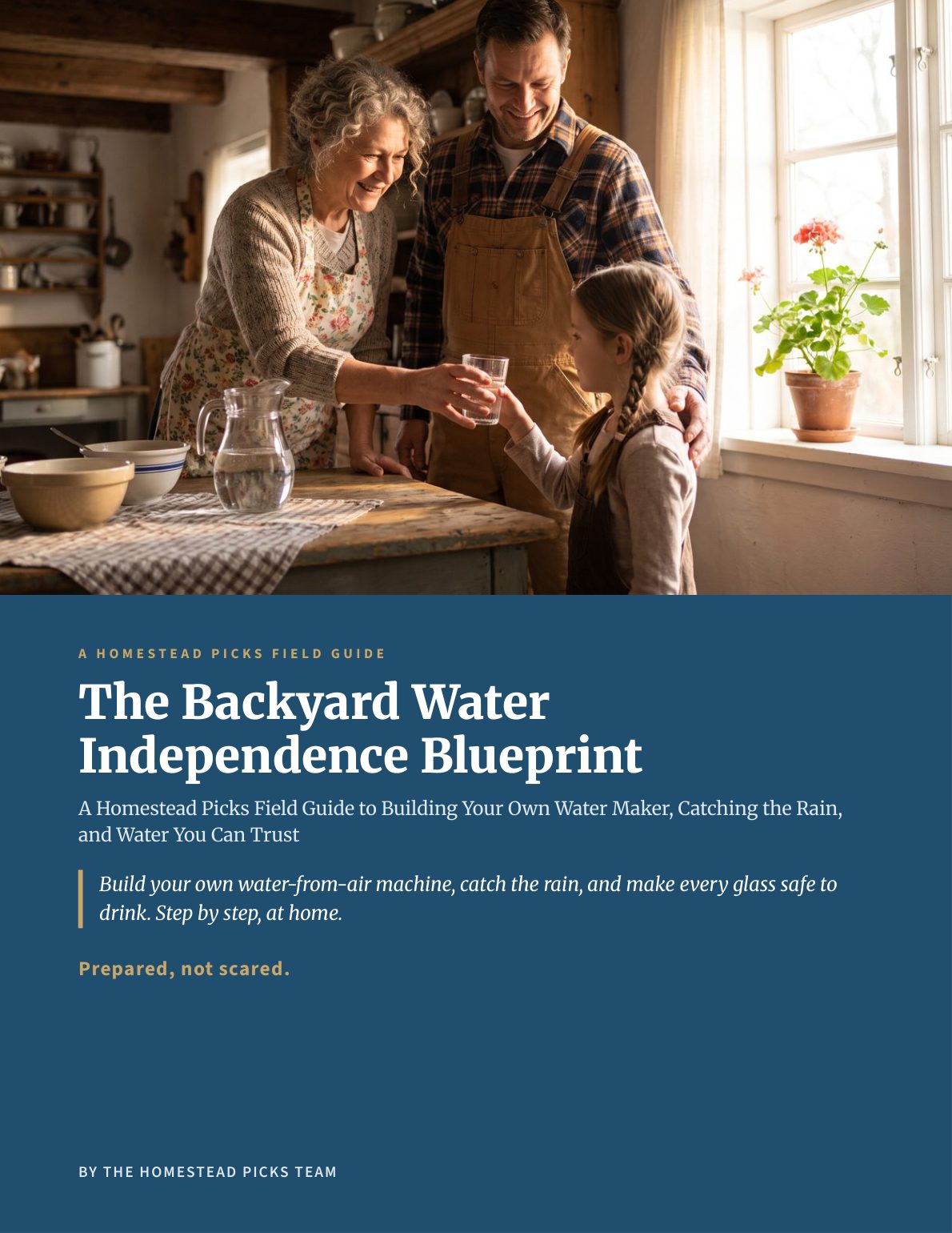 The Backyard Water Independence Blueprint cover